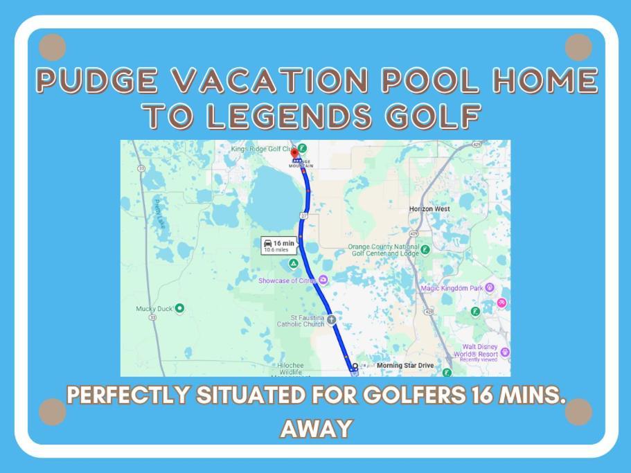 Pudge Vacation Poolspa Home Near Disney オーランド エクステリア 写真